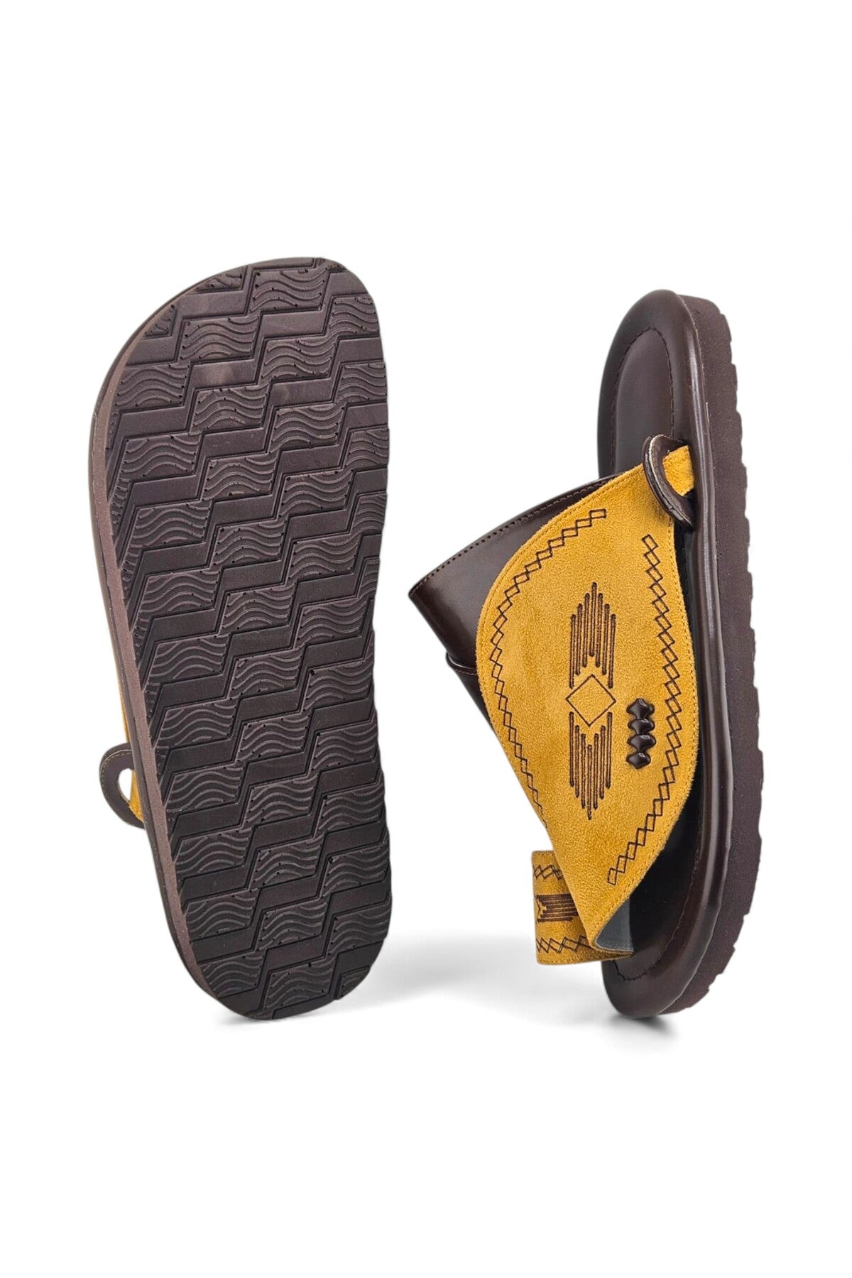 Al Fanoos Comfort Arabic Sandals for Men | 7008 Secondary image