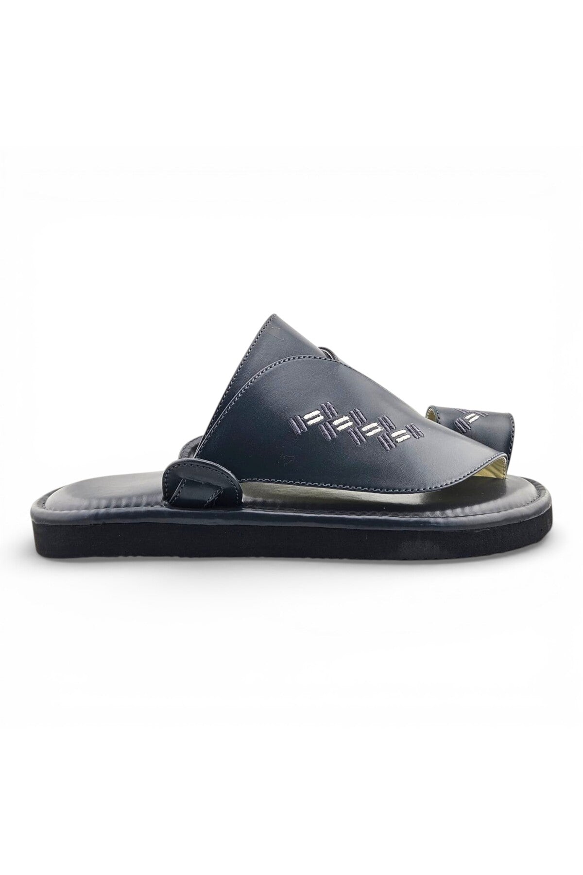 Footprint Embroidered Comfort Arabic Sandals for Men | WJH 1038 Secondary image