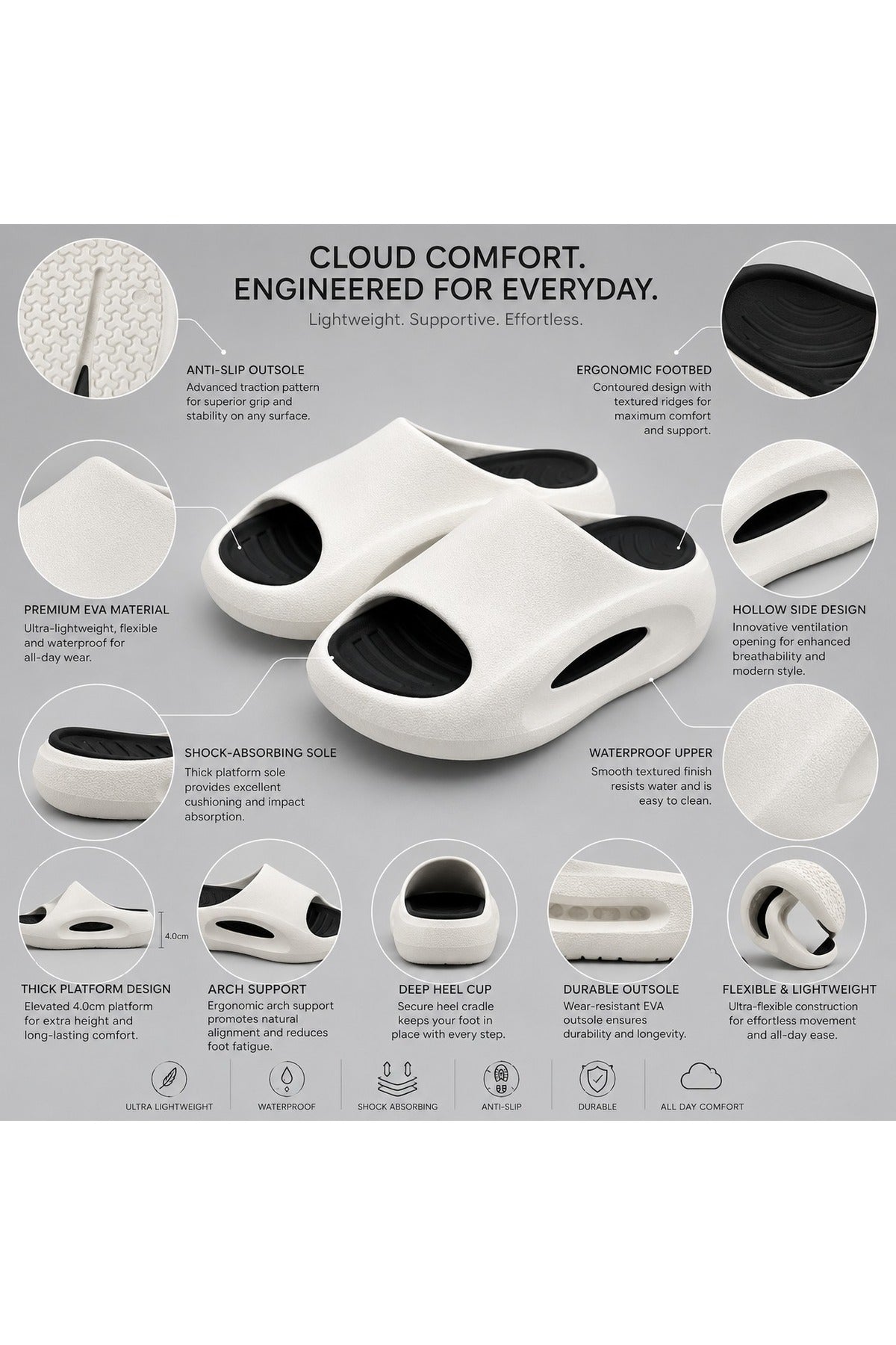 Feet First Everyday Comfort Women's Sandals | 86-472-02 Secondary image