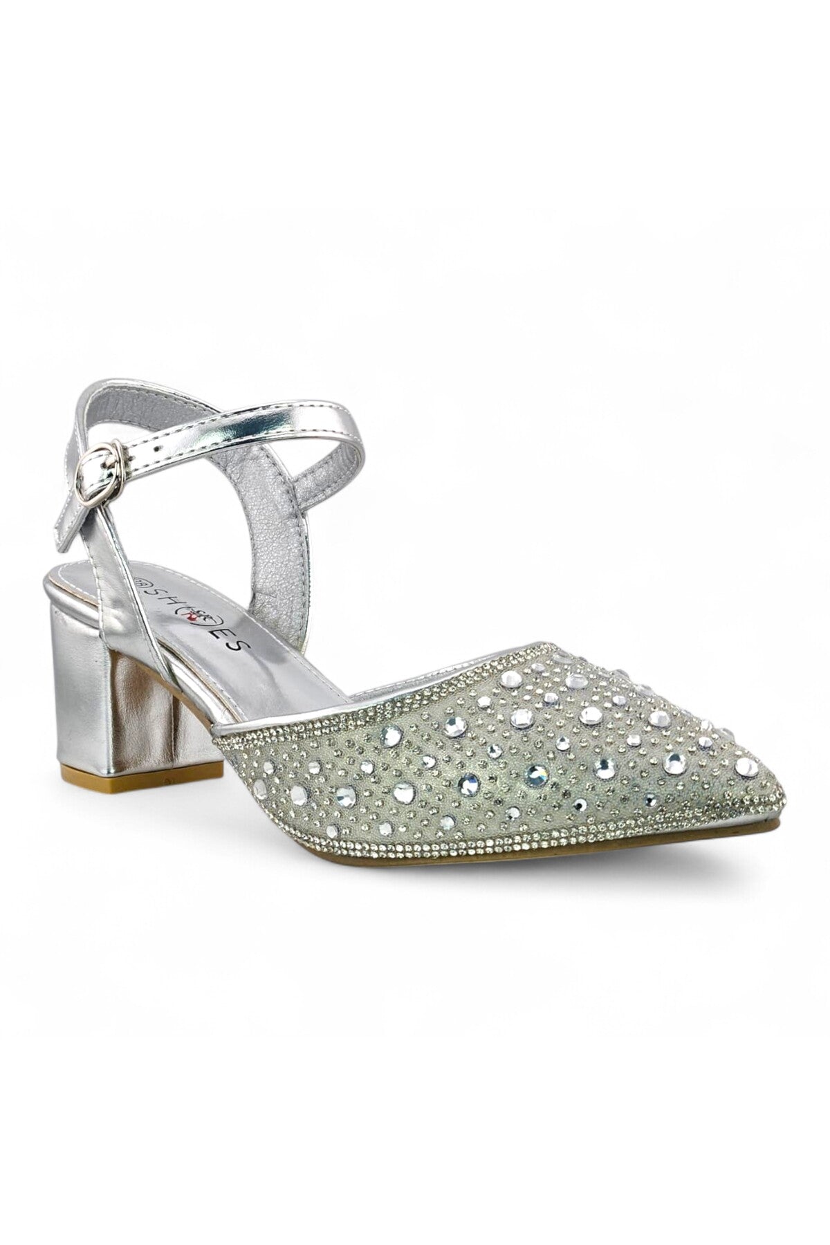Sunrise Pearl Ankle-Strap Women's Heels | SR132 Secondary image