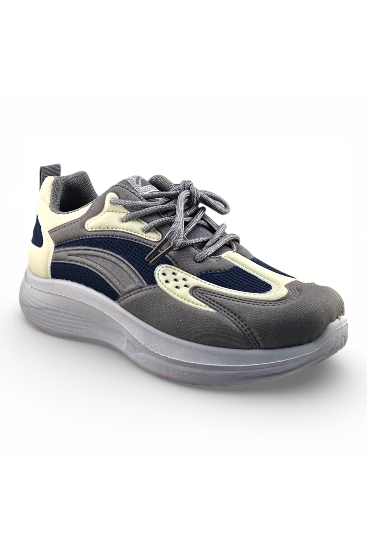 Navy Blue / Dark Grey / Off White