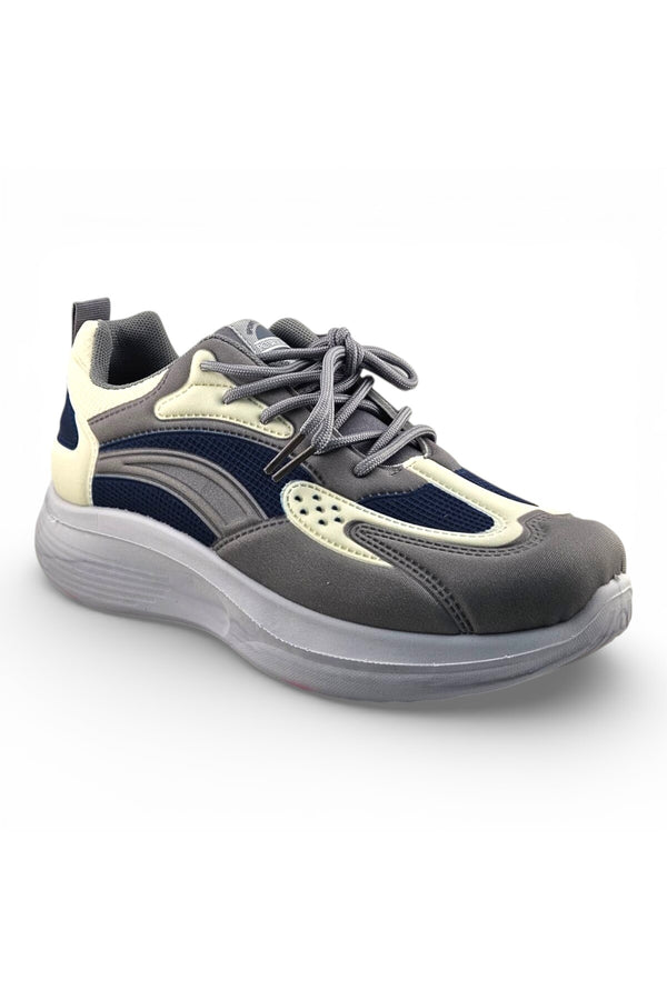 Navy Blue / Dark Grey / Off White