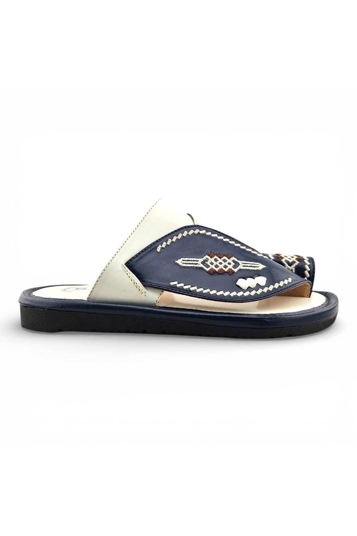 White / Navy Blue