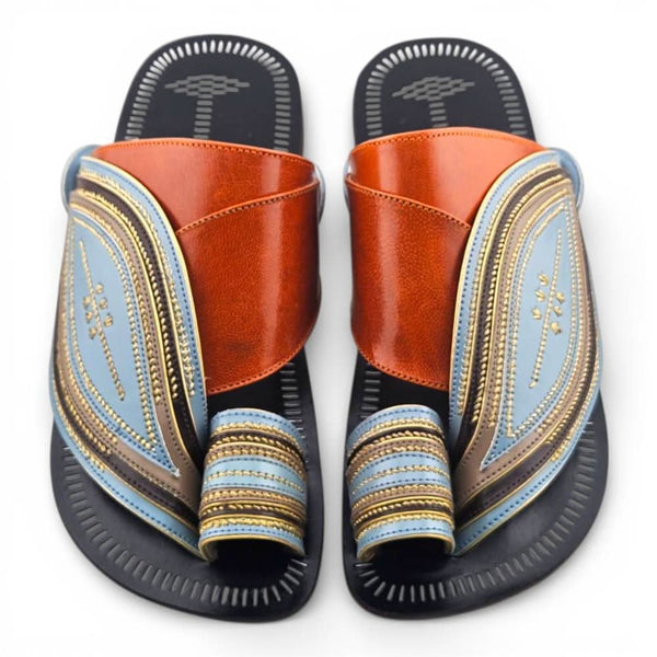 Sky Blue / Brown