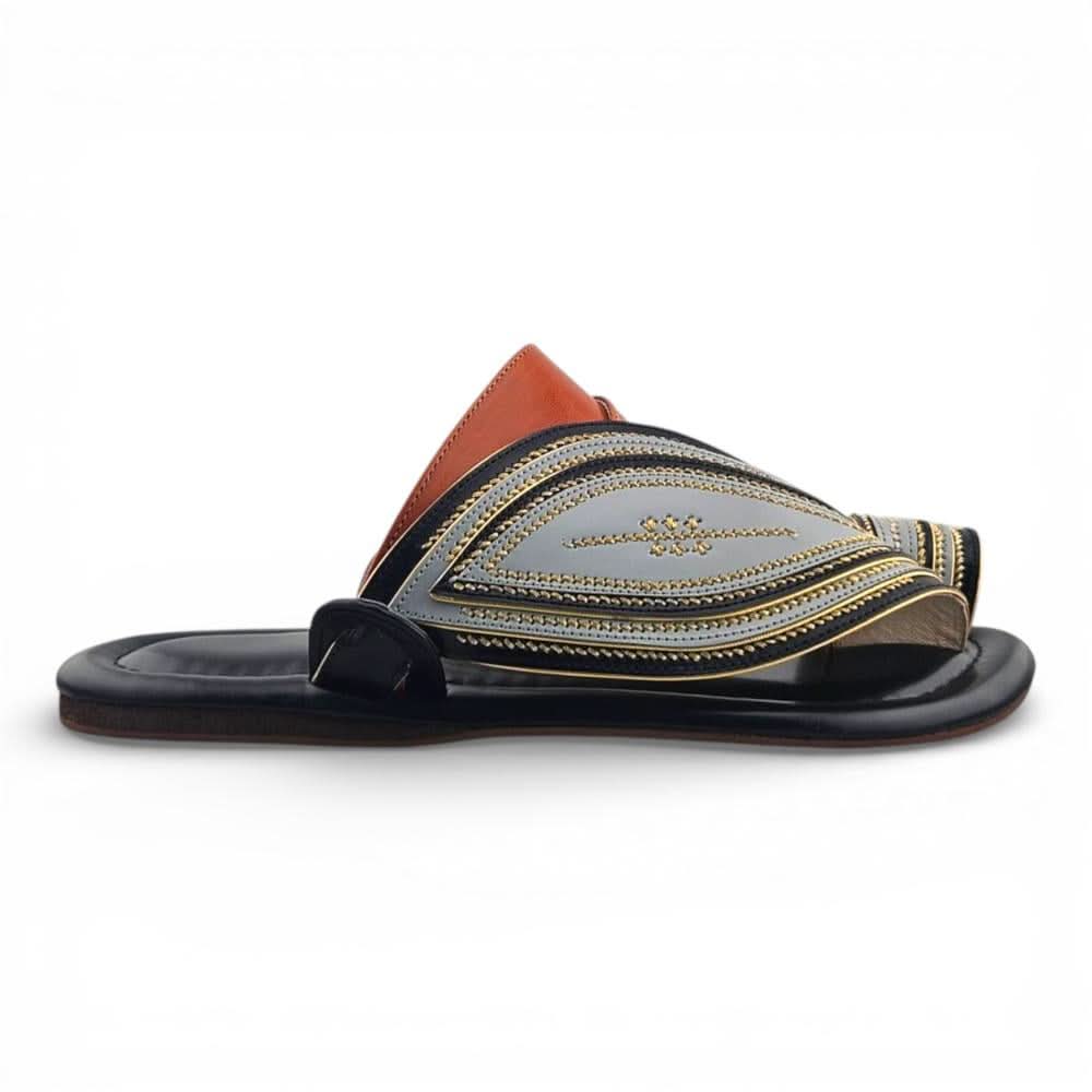 Off White / Orange