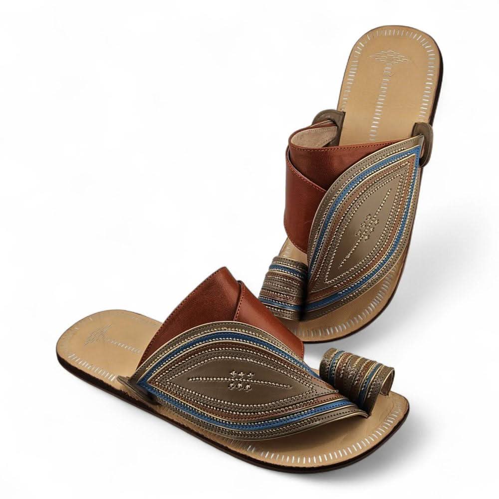 Camel / Sky Blue