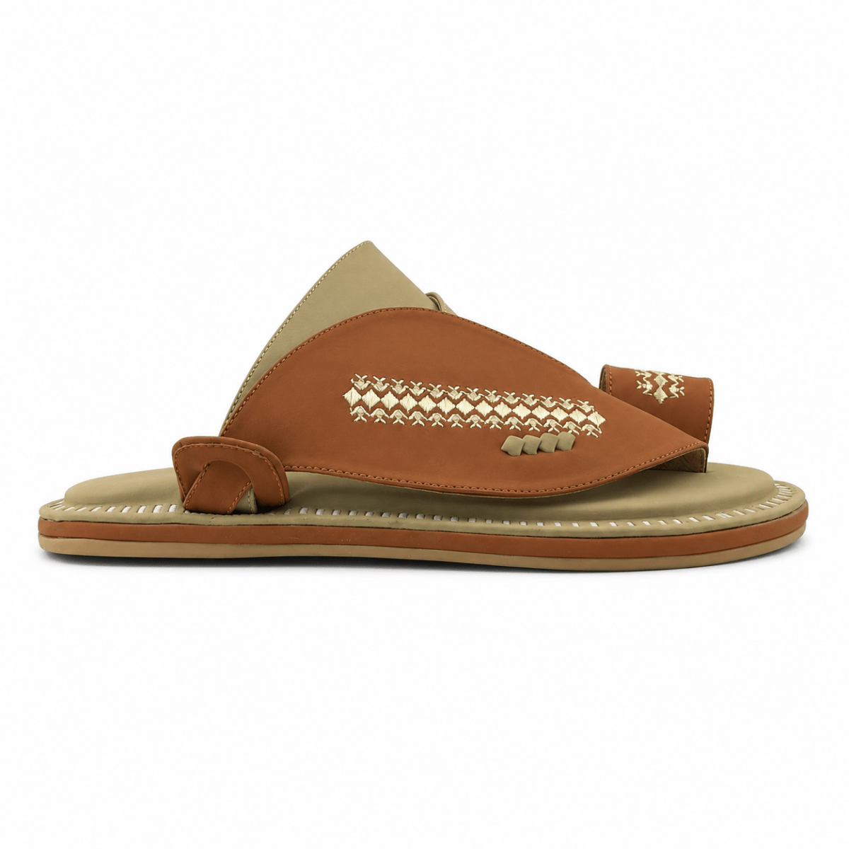 Al Fanoos Handmade Arabic Sandals for Men | 220 الصورة الثانوية