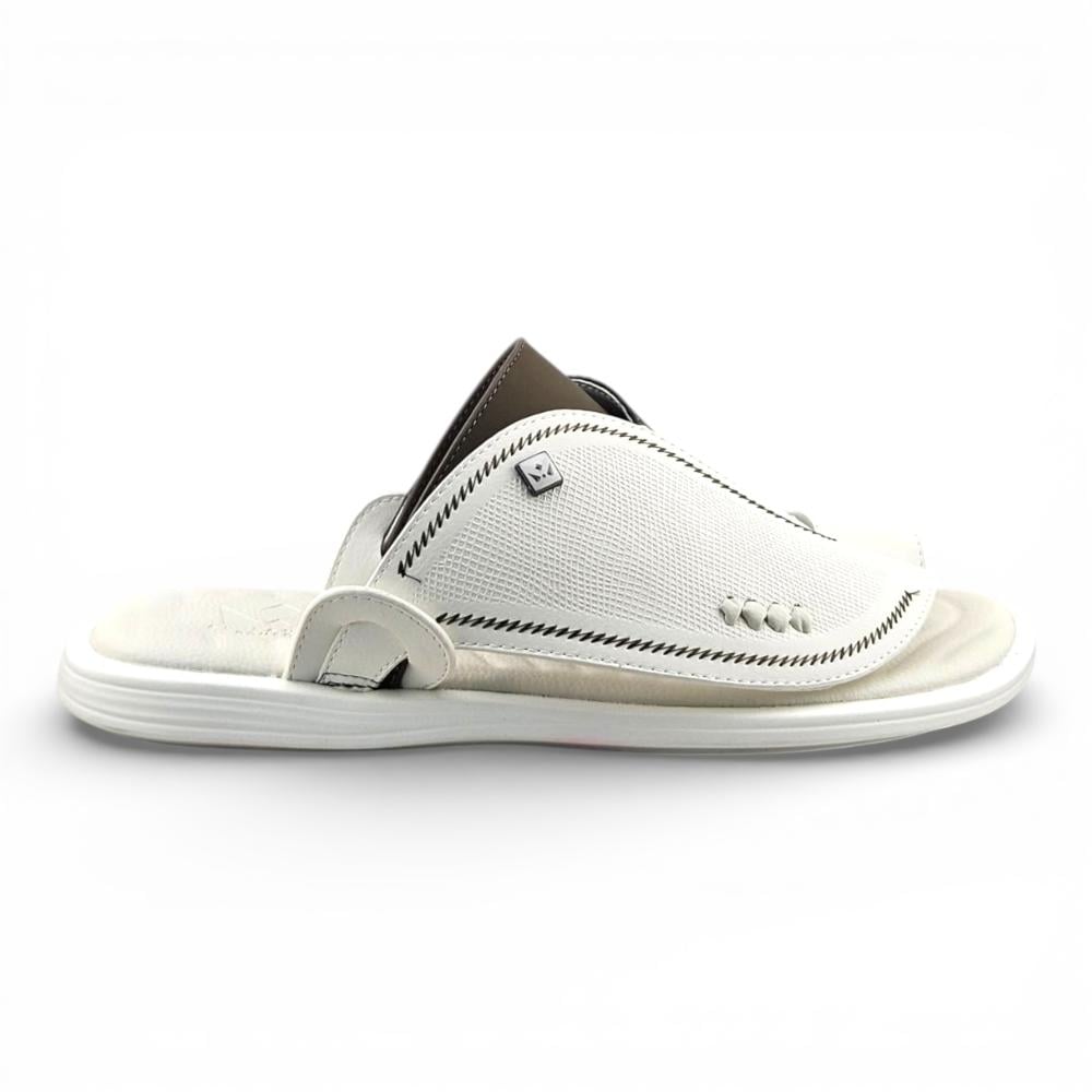 White / Olive Green / Dark Grey