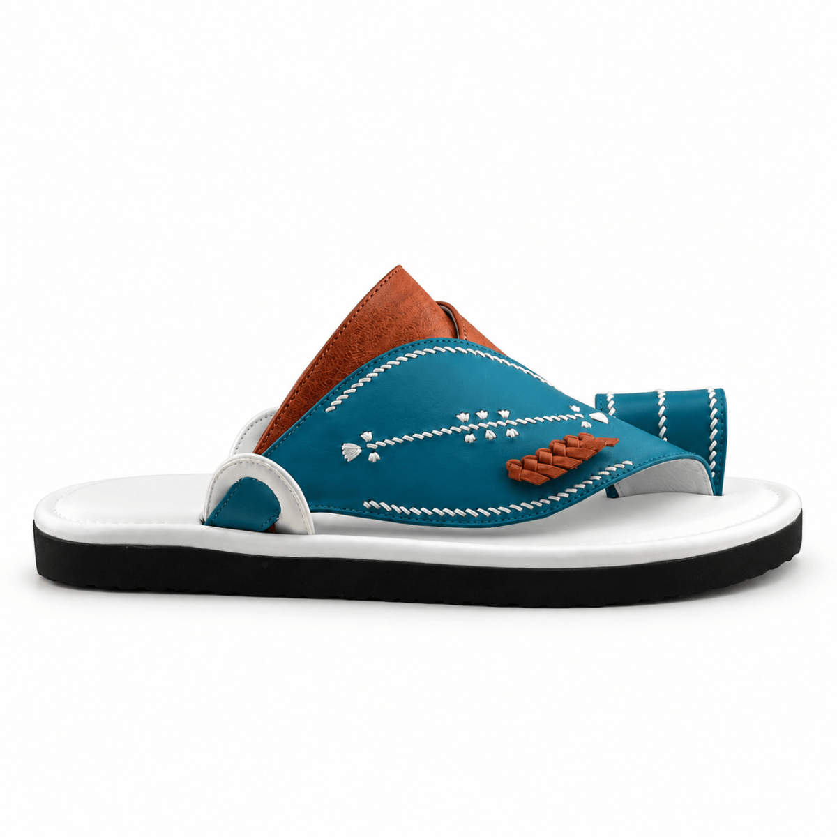White / Sky Blue