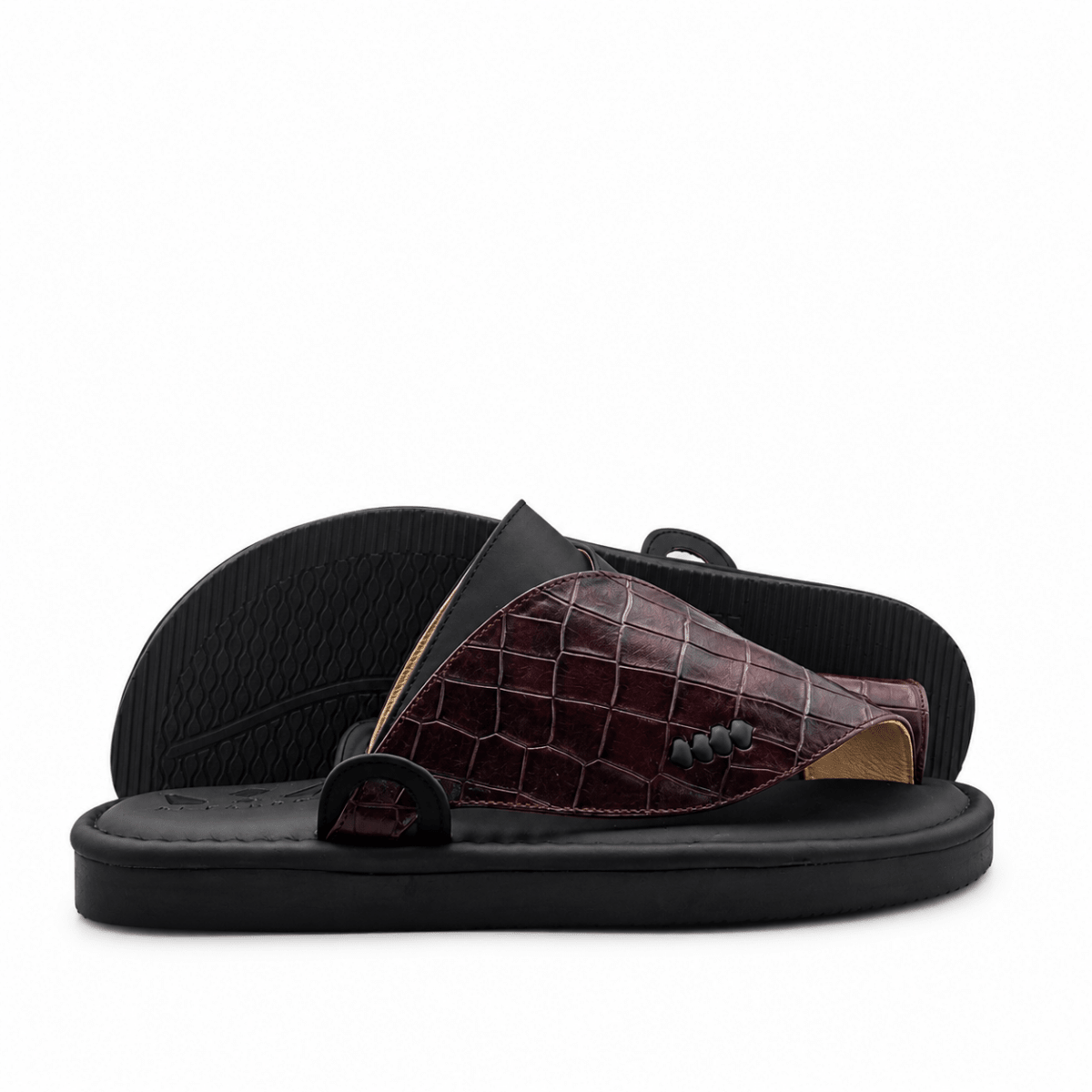 Black / Burgundy
