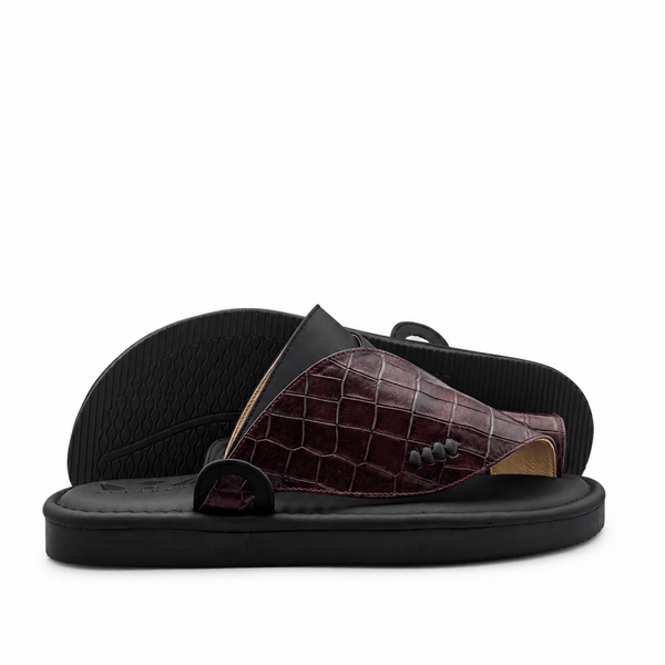 Black / Burgundy