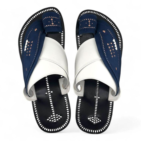 Navy Blue / White
