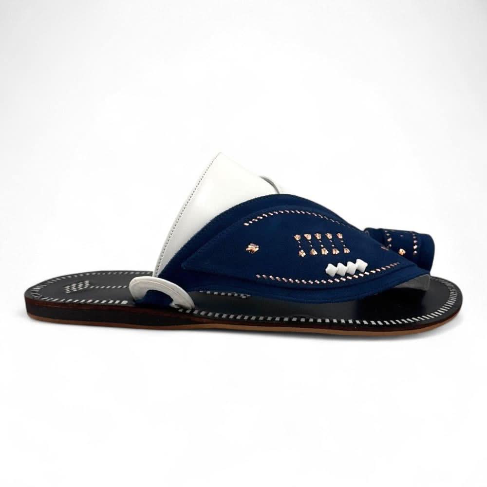 Navy Blue / White