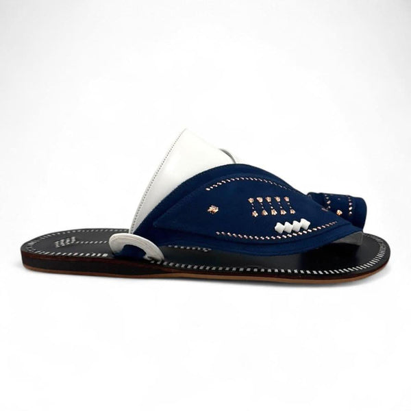 Navy Blue / White