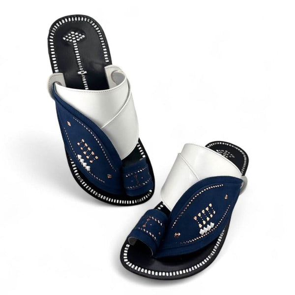 Navy Blue / White