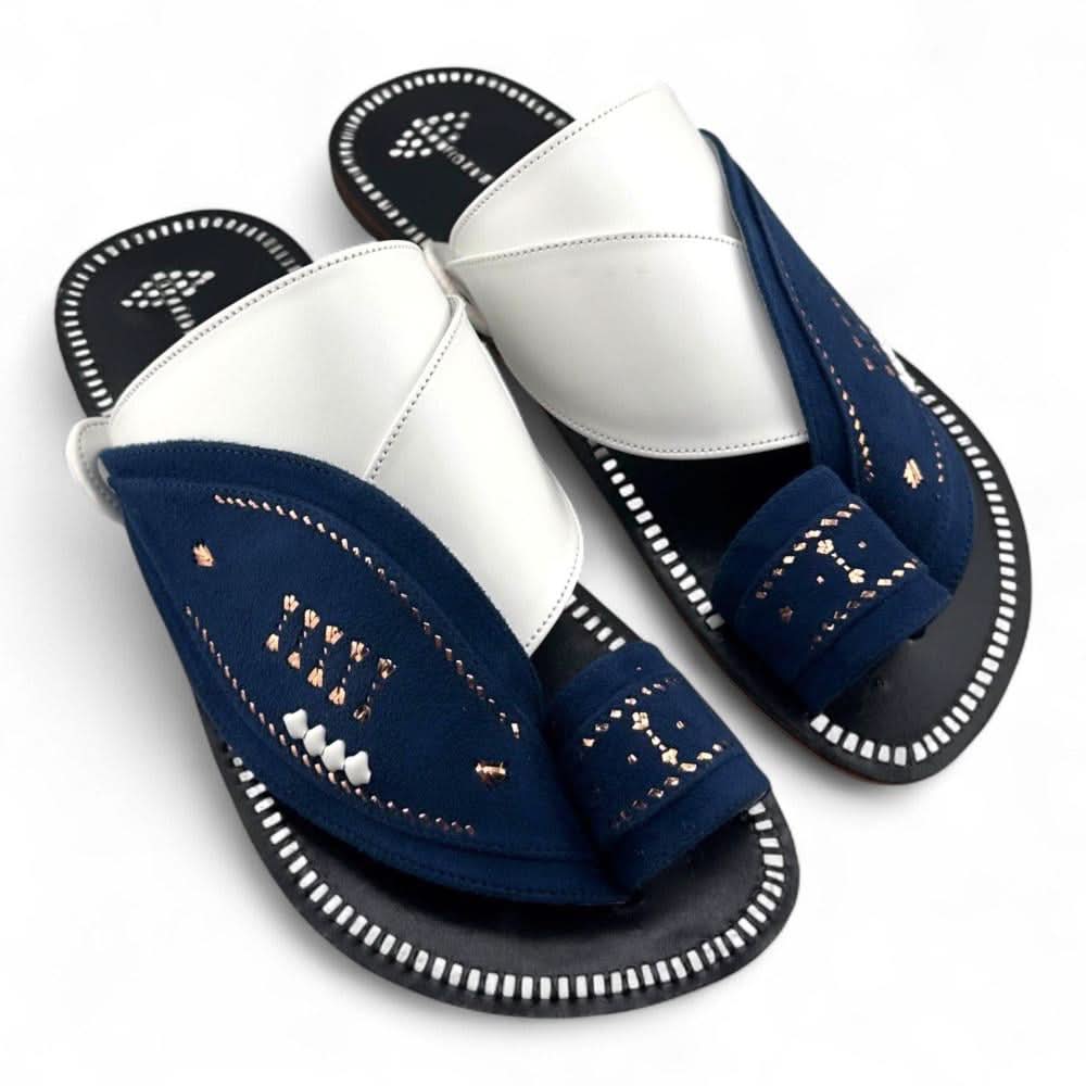 Navy Blue / White