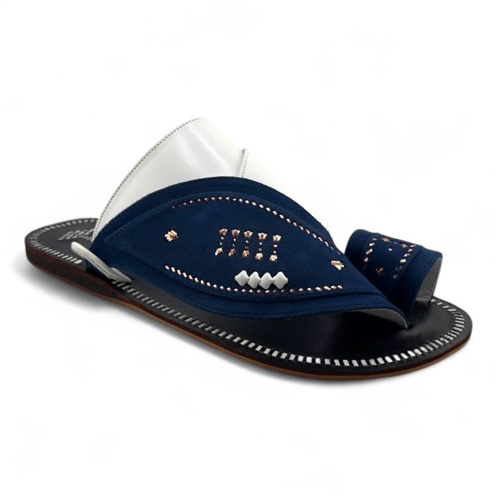 Navy Blue / White