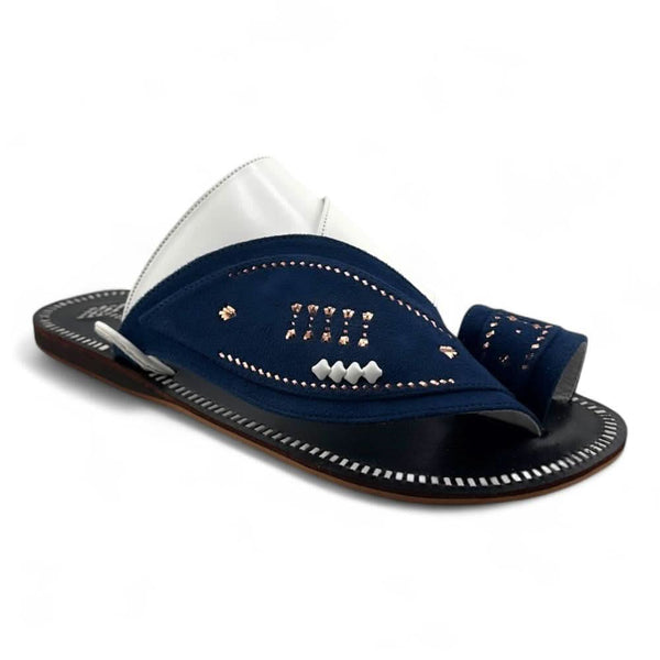 Navy Blue / White