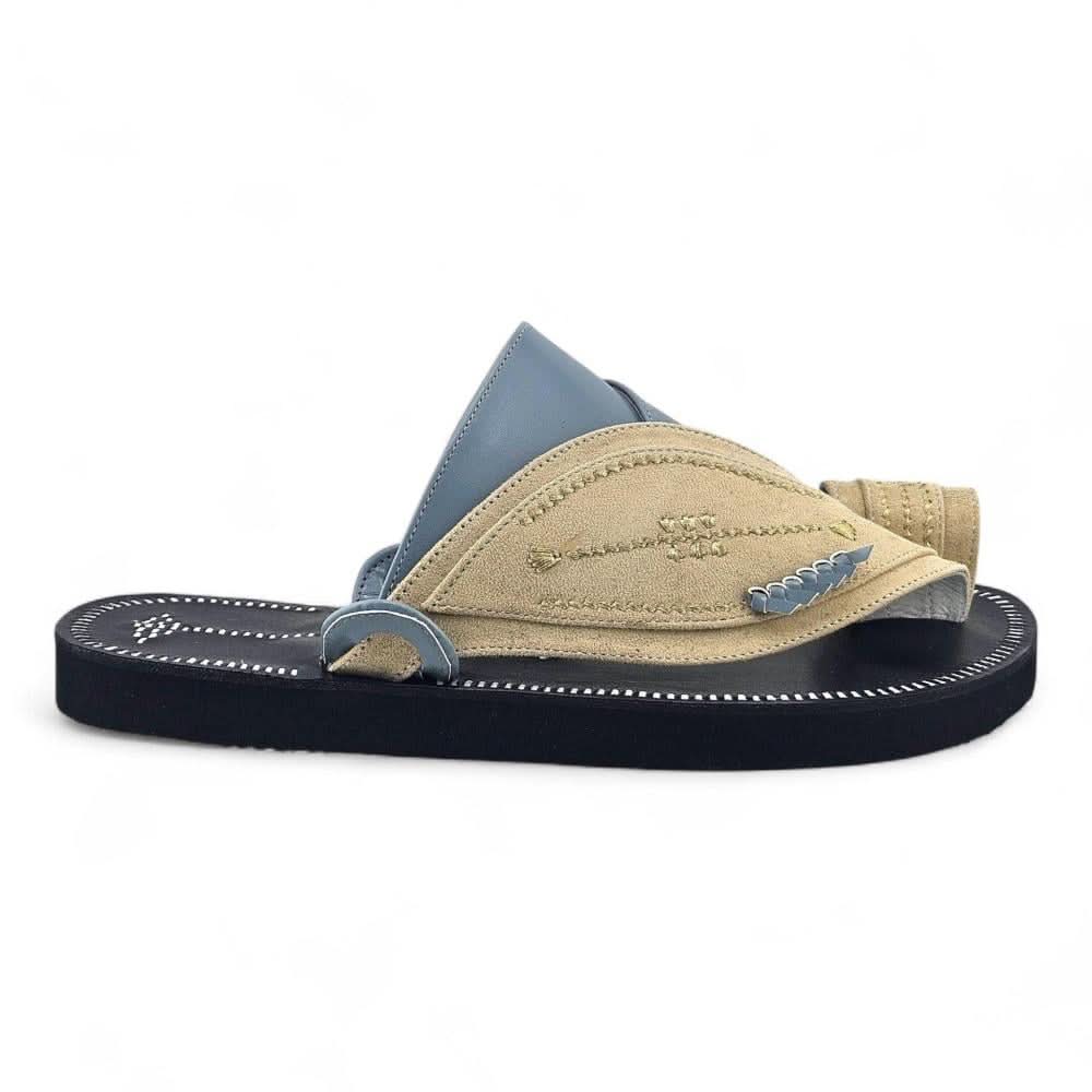 Cream / Light Sky Blue